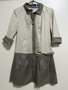 【週末限定お値下げ】BURBERRY BLUE label カーキワンピース