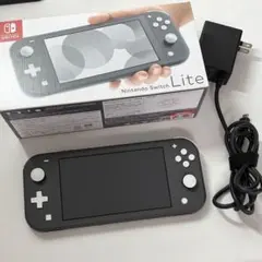 Nintendo Switch Lite グレー 本体 美品 カバー、充電器付き - メルカリ