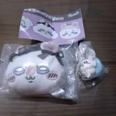 未開封　ちいかわ マスコットミラー リボン モモンガ ガチャガチャ　おまけ付き