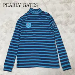 （186）PEARLY GATES ハイネック長袖Tシャツ