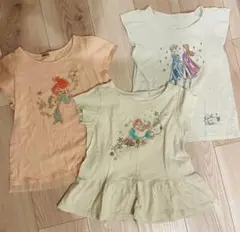 ユニクロ UT ディズニープリンセス Tシャツ キッズ　3枚セット