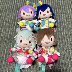 【匿名・高速発送】プロセカ ふわぷち ミニぬいぐるみ ワンダショ 4種セット