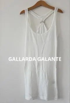 GALLARDA GALANTE リブタンクトップ　ホワイト バックリングのサムネイル