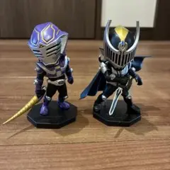 仮面ライダーワールドコレクタブルフィギュア宿命の戦い ナイト 王蛇 セット