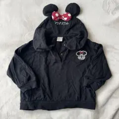 ミニーマウス トップス 黒　90cm