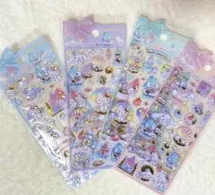 うるちゅる　BONBON DROP ジェリー4枚セット　ドロップジュエリーシール