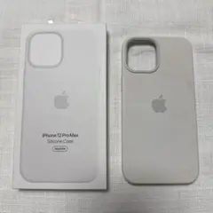 Apple iPhone 12 Pro Max シリコンケース ホワイトのサムネイル