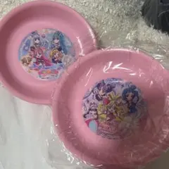 アイドルプリキュア わんだふるぷりきゅあ 2枚セット 小皿