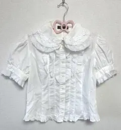 Innocent World ブラウス　半袖　白　イノセントワールド　ロリィタ