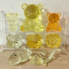 ブルー生き物セット♡ 大きいサイズ♡ アクリルアイス アクリル