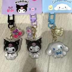 クリアでぷっくりしたキーホルダー　サンリオ