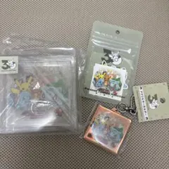 ポケモン Pokémon 30周年 アクリルブロック キーホルダー ステッカー