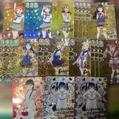 ラブライブ スクフェスAC全国大会 記念スクエアバッジセット　Aqours ラブライブ スクフェスAC全国大会 記念スクエアバッジセット Aqours