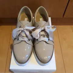【美品】PINK CAT エナメル　レースアップシューズ　24cm