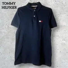 TOMMY HILFIGER ビック　フラッグロゴ　刺繍　半袖　ポロシャツ