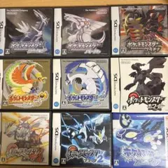 ポケットモンスター DS 3DS ソフト 9本セットのサムネイル