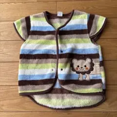 ストライプ柄ライオン刺繍スリーパー 90cm