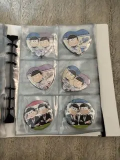 おそ松さん ピンバッジ ステッカーセット