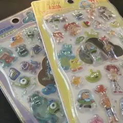 Disney Pixar プチドロップステッカー 2種セット