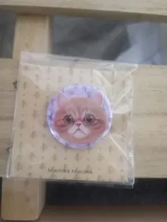 猫イラストピンバッジ 4cm