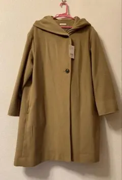 zelal アンゴラフーディコート