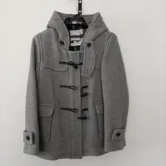 pom ponette グレーウールダッフルコート