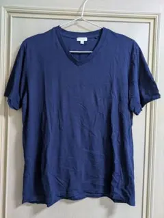 ユナイテッドアローズ　BEAUTY＆YOUTH　　VネックTシャツ　М　紺