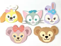 ダッフィーフレンズ　コースターセット　シェリーメイ　ジェラトーニ　ステラルー