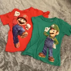 スーパーマリオ　ブラザーズ　2枚　まとめ売り　Tシャツ　H&M 130