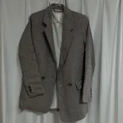 【H&M】 チェック柄　ジャケット EUR34 アウター
