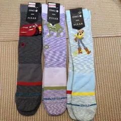 STANCE ソックス PIXAR SET MULTI ３足セット 新品未使用のサムネイル