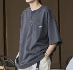 THE CRAFT CREW PRODUCTS ヘンリーネック Tシャツ L