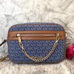 新品☆MICHAEL KORS デニム シグネチャー ショルダーバッグ