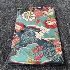 和風花柄綿生地