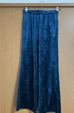 B:MING ダークブルー ワイドパンツ M