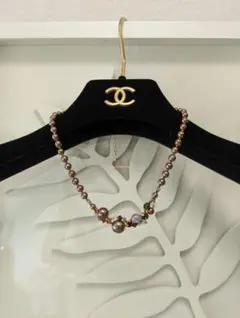 ◇パール＆ビジューネックレス②　美品　クリスマス