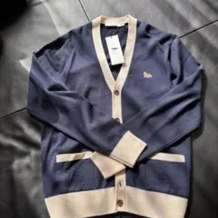 MAISON KITSUNÉ ネイビーカーディガン　新品未使用　タグ付き