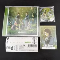 CD MyGO マイゴ 静降想 未再生 特典2点付き 缶バッジ カード 長崎そよ