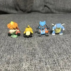 ポケモン　フィギュアまとめ売り　アチゲータ、コダック、リオル、カメックス