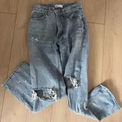ZARA ダメージデニム