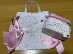 【まりさ様】メゾンドフルール マロンクリームコラボ スクエアポーチ トート2点