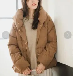 BAYFLOW コーデュロイダウンブルゾン　ベージュ　M