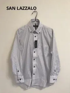 SAN LAZZALO ワイシャツ　ストライプ　S