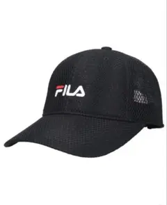 FILA メッシュキャップ ブラック