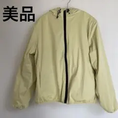 美品　レディース　アウター　あったかパーカー　秋冬　黄色