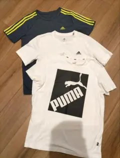 男の子　半袖Tシャツ　アディダス　プーマ　3枚セット
