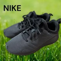 ナイキ スニーカー 黒 美品✨ほぼ未使用 軽量 オールブラック 通勤通学 ジム