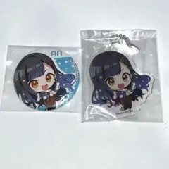 プロセカ 白石杏 プロセカカフェ 缶バッジ アクスタ 2点セット ビビバス