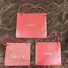 バ*ト様 Cartier ショッピングバッグ 3サイズセットのサムネイル