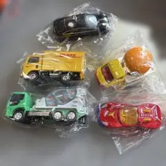 ミニカーセット 5台 DHLロゴ付き